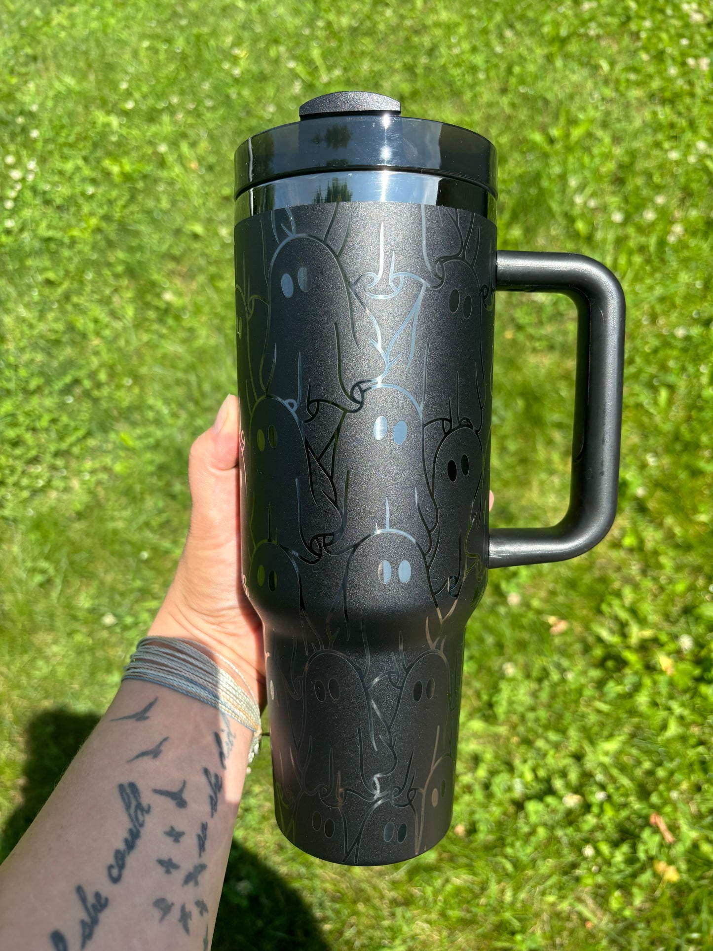 SPOOKY SEASON TUMBLER (BLACK ONYX)