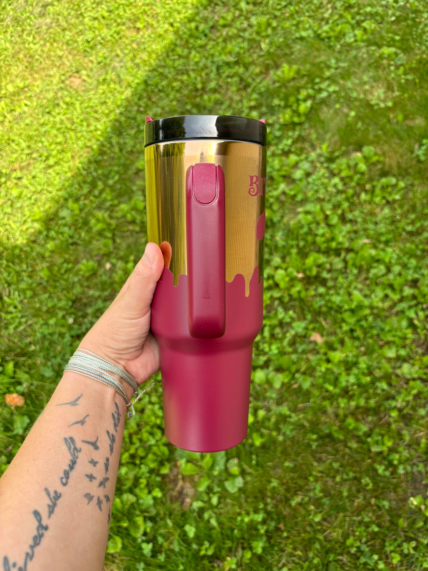 BITE ME 40OZ ENGRAVED TUMBLER