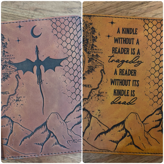FW LASER ENGRAVED KINDLE CASE