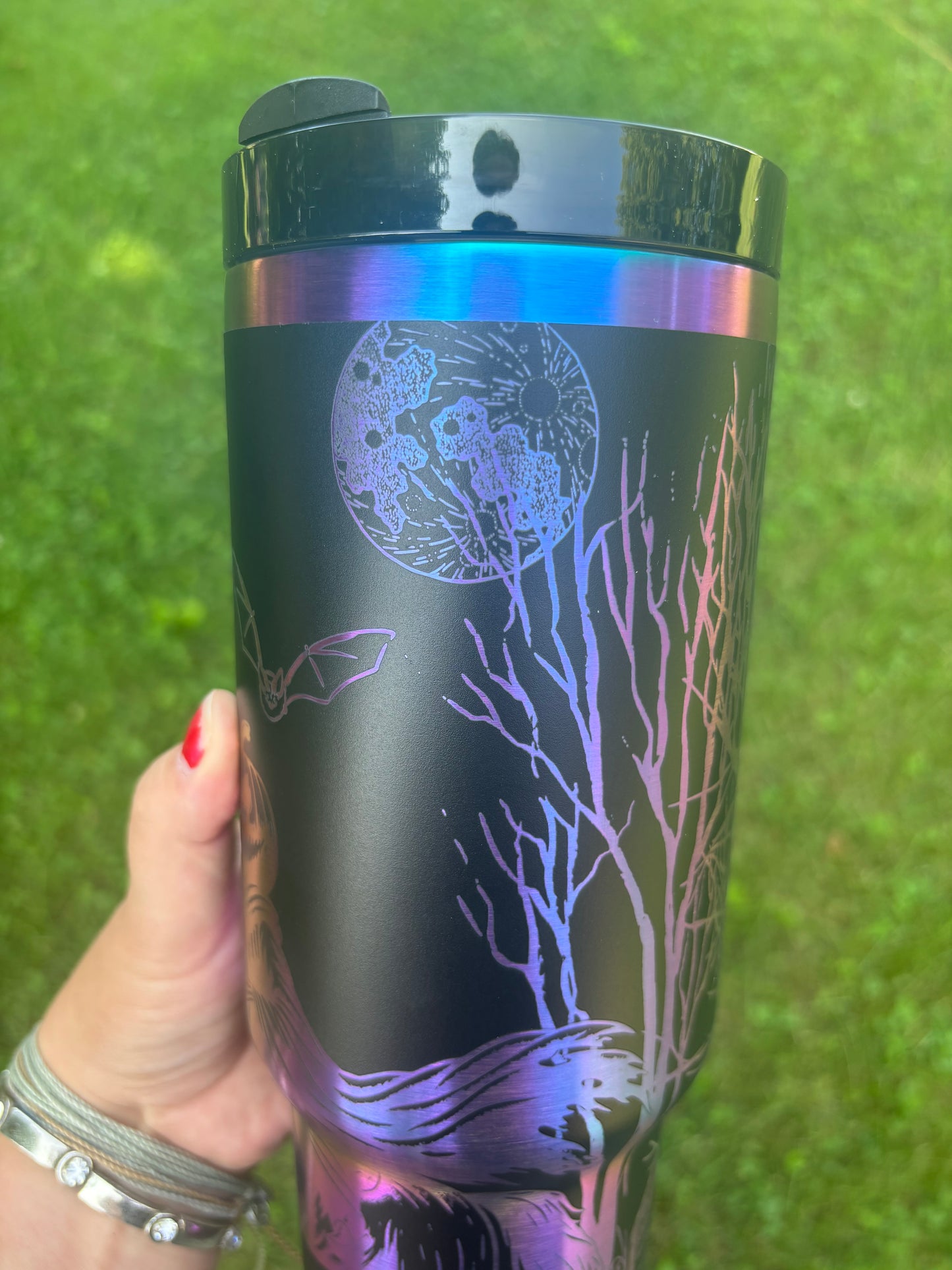 HEADLESS HORSEMAN 40oz ENGRAVED TUMBLER