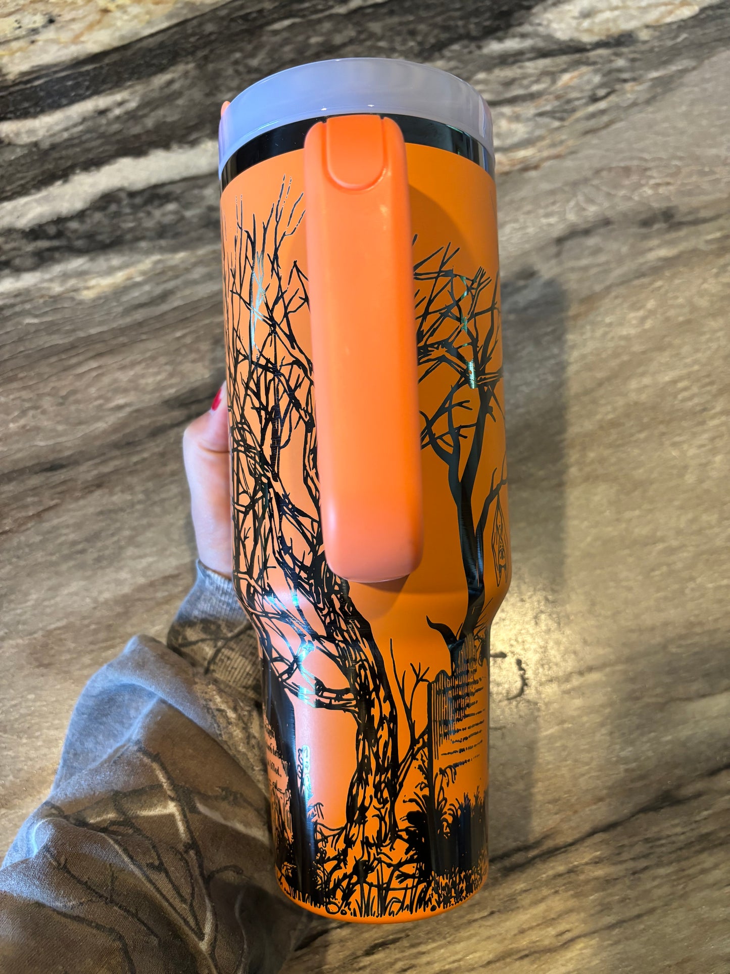 HEADLESS HORSEMAN 40oz ENGRAVED TUMBLER