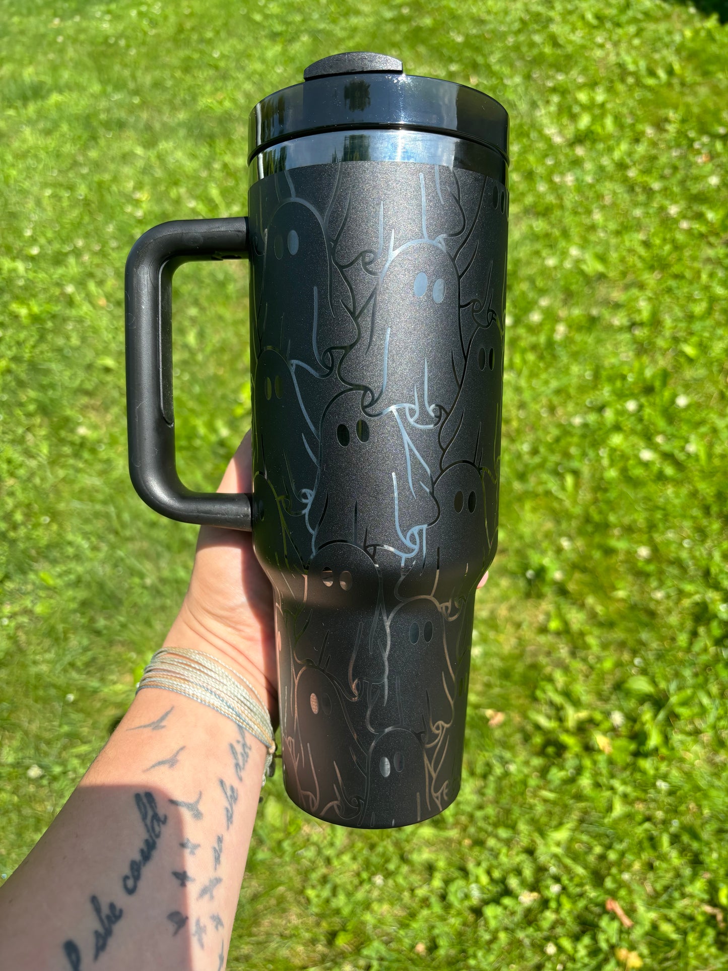 SPOOKY SEASON TUMBLER (BLACK ONYX)