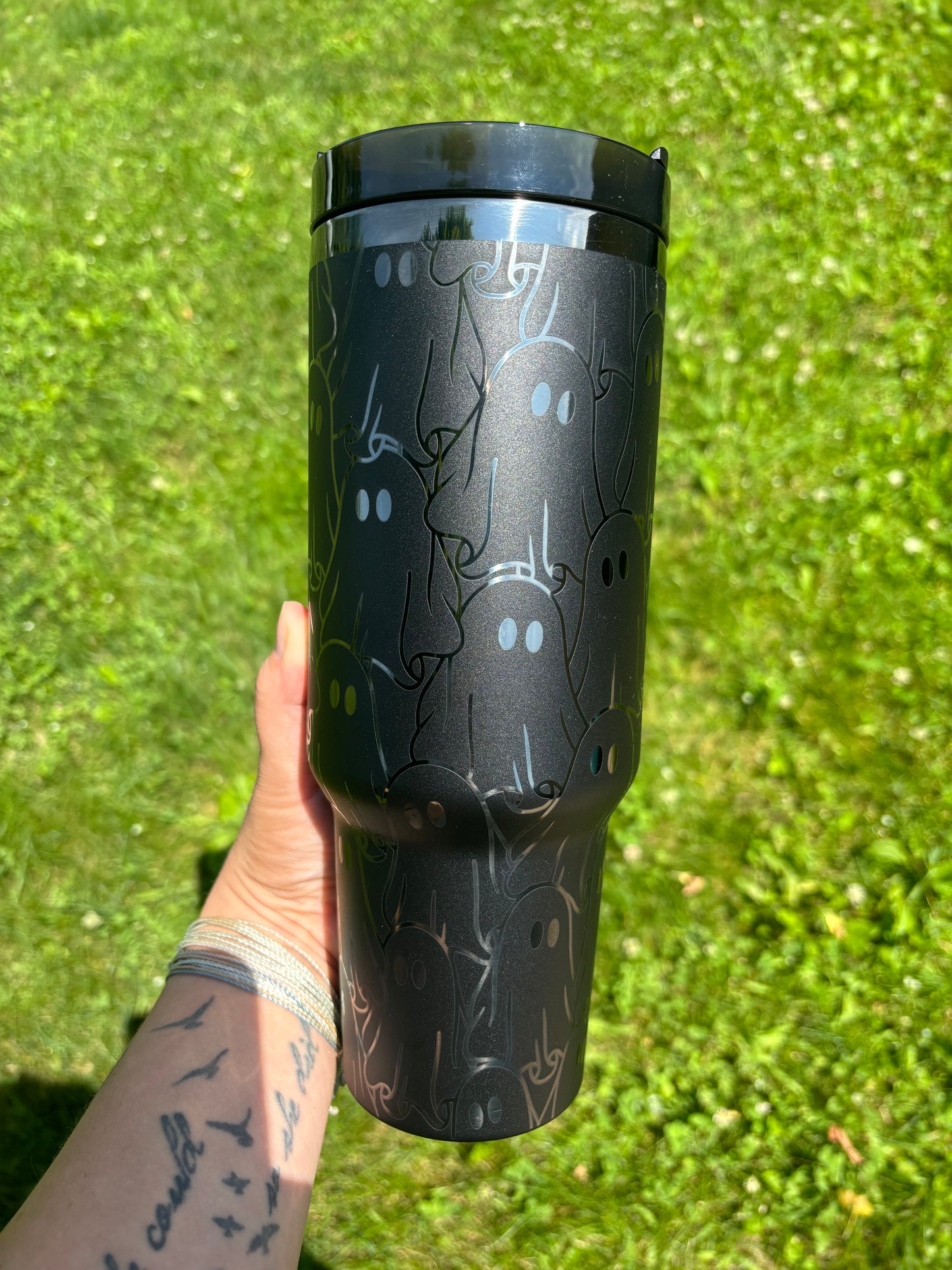 SPOOKY SEASON TUMBLER (BLACK ONYX)