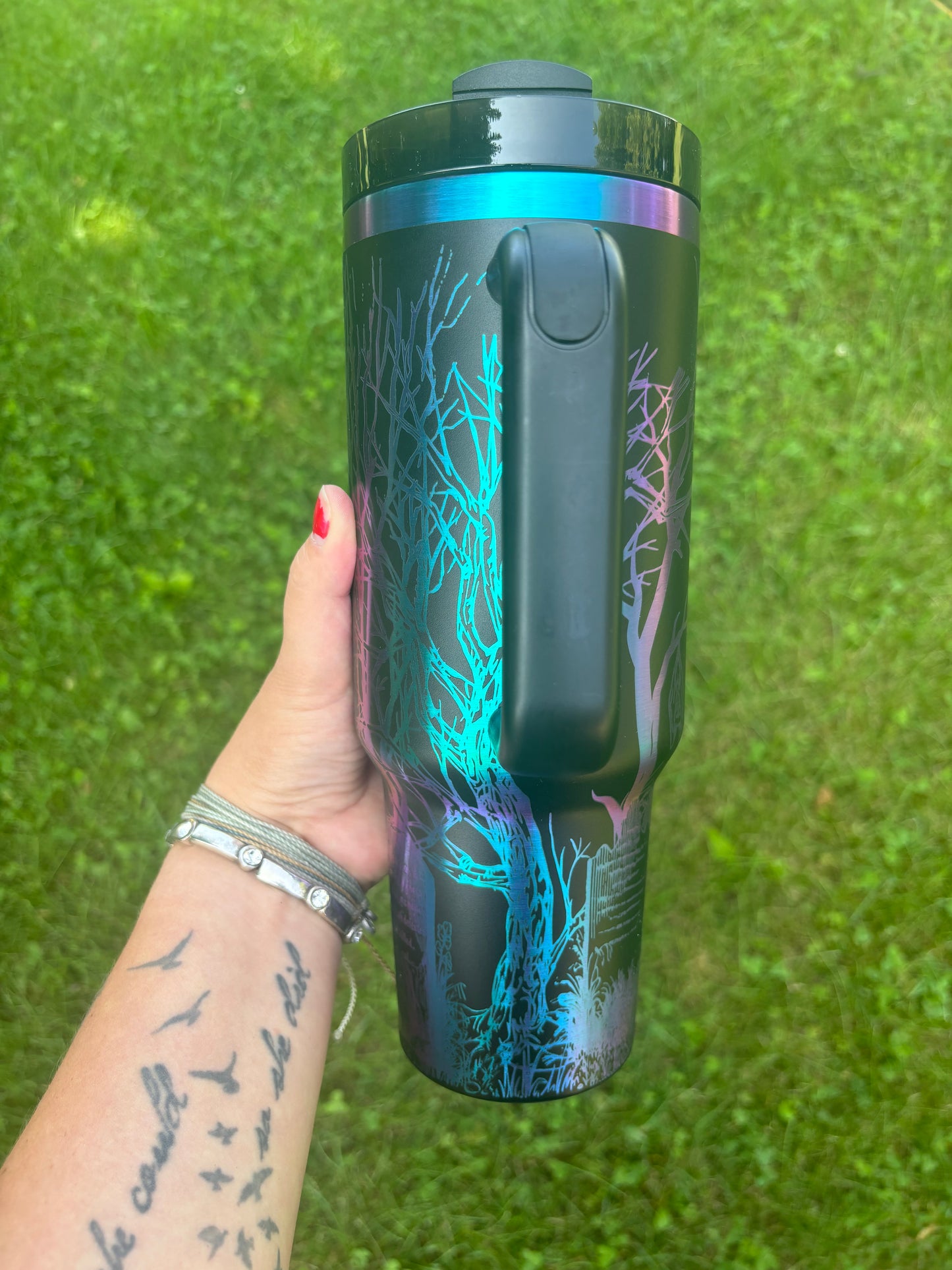 HEADLESS HORSEMAN 40oz ENGRAVED TUMBLER