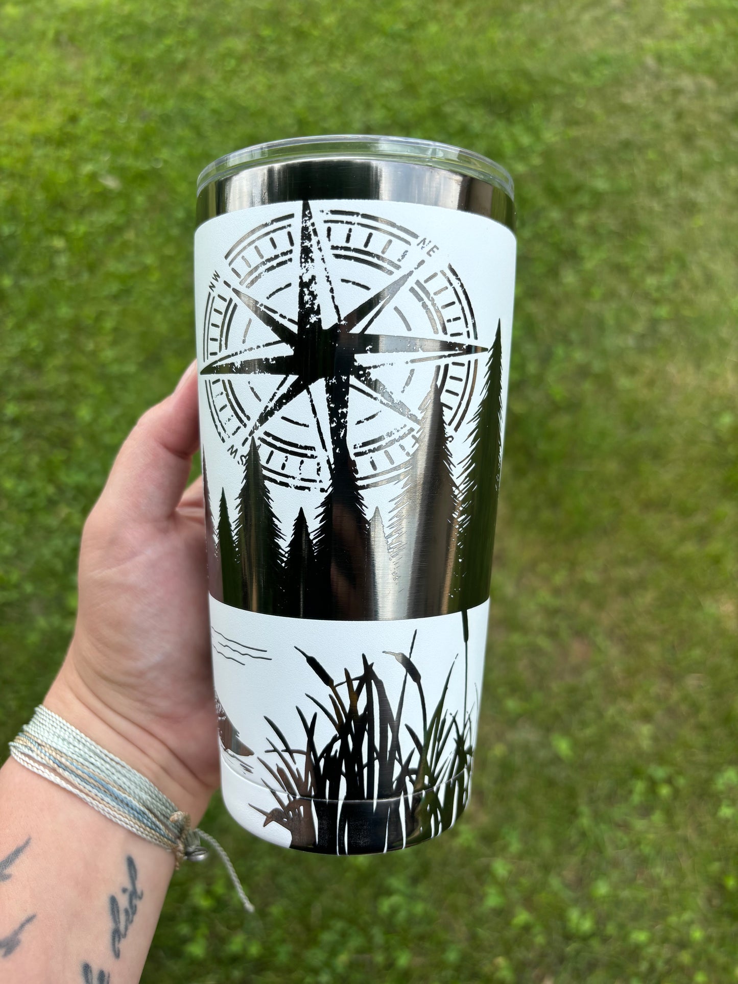 LIFE IS BETTER AT THE LAKE 20OZ ENGRAVED TUMBLER